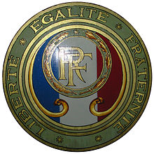 Motto of the French Revolution: Liberty, Equality, Fraternity