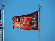2012 World Series Champions Flag at AT&T Park