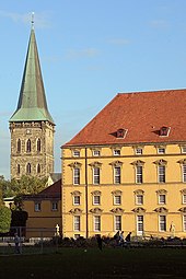 Castle (headquarters of the university) with St. Catherine's Church