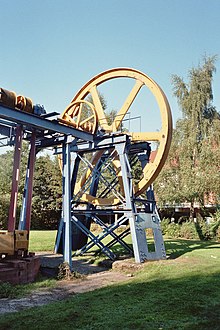 Flywheel of a drop forge