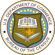 Zegel van het Census Bureau van de Verenigde Staten