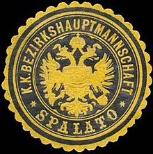 Spalato district authority - seal stamp