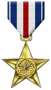 De Silver Star medaille  