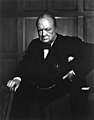Winston Churchill was premier en leider van de Conservatieve Partij tijdens de Tweede Wereldoorlog.  