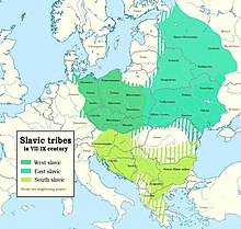 Slavische stammen 600-800  