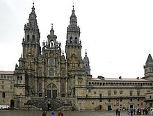 Cathedral of Santiago de Compostela, destination of the Way of St. James