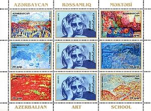 Selos do Azerbaijão com pinturas de Sattar Bahlulzade