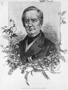 Charles Sturt, arpenteur général de l'Australie du Sud en 1839
