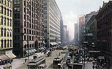 Postcard view of State Street circa 1907