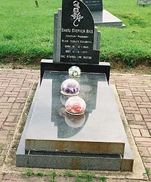 La tumba de Steven Bantu Biko en King Williams Town, Sudáfrica  