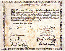 Swedish banknote, 1666