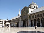 De Grote Moskee van Damascus, gebouwd door kalief Al-Walid I.  