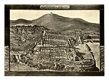 Ragusa before the earthquake of 1667, heliography Kowalczyk 1909
