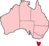 Tasmanië in Australië  
