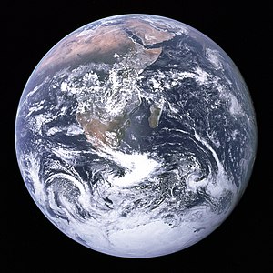 Земята е единствената планета във Вселената, от която е познат живот; люлка и дом на човечеството и на всички познати форми на живот.  