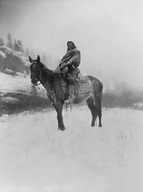 Um batedor em um cavalo, 1908