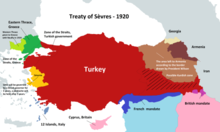 According to the Sykes-Picot Agreement, the regions to be allocated to Italy were not specified in the Treaty of Sèvres. Instead, in accordance with Wilson's principles, it was decided that Turkey should remain independent.