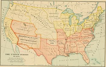 Die Vereinigten Staaten im Jahr 1850