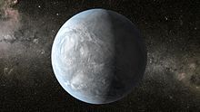 Concepção de como o Kepler-62e pode se parecer
