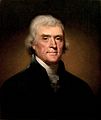 Thomas Jefferson, leader of the party (Rembrandt Peale, 1800)