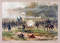 Jernbrigadens angreb nær Dunker Church, den 17. september 1862  
