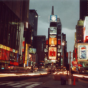 Times Square τη νύχτα