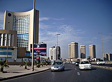 Capital Tripoli on the Mediterranean Sea