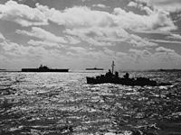 La troisième flotte américaine c.  January 1945