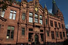 Heidelberg University Library is the landmark of Heidelberg University, the oldest university in Germany, founded in 1386, and has been part of the Excellence Initiative since 2007.