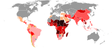 Slums worldwide (UN-HABITAT 2005)