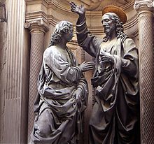 Chrystus i św. Tomasz , Orsanmichelle, Florencja.