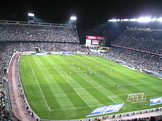 The Estadio Vicente Calderón saw two games against Vojvodina Novi Sad within days of each other in 1966.