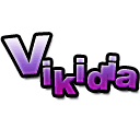 O logotipo de Vikidia.
