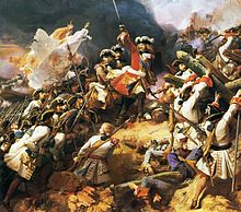 Villars at the decisive victory of Denain 1712