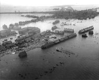 Inundações na Holanda em 1º de fevereiro de 1953.