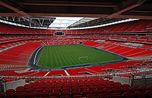 Loppuottelu pidettiin Wembley-stadionilla.  