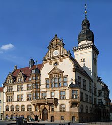 City Hall in Werdau