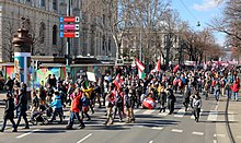 3rd major demonstration on 6 March 2021 in Vienna