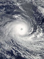 A Winston ciklon a csúcsintenzitásnál 2016 februárjában