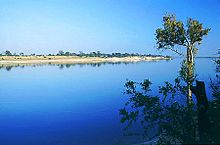 The Zambezi River in Northwestern Zambia