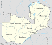 Le province dello Zambia