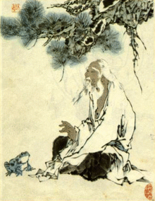 El maestro Zhuang y una rana  