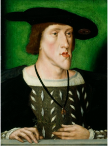 The painting of Charles around 1514/16 clearly shows his Habsburg lower lip