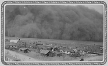 Stofstorm in Rolla op 6 mei 1935  