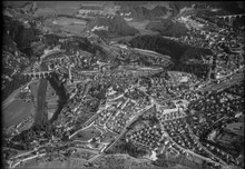 Aerial photograph by Werner Friedli from 1949