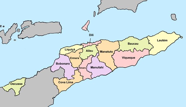 Itä-Timorin piirikunnat  