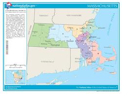 Die Kongressbezirke von Massachusetts seit 2013