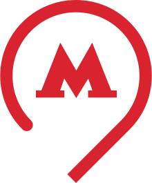 Logotipo del metro de Moscú  