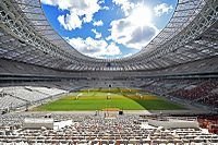 Lo stadio Luzhniki ha ospitato la finale il 15 luglio.